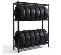 Relaxdays Tyre rack & shelf