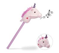 Relaxdays Unicorn Hobby Horse with Sound Effects