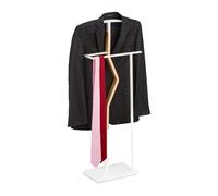 Relaxdays Valet Suit Stand White