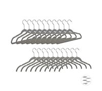 Relaxdays Velvet Clothes Hanger Set