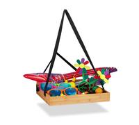 Relaxdays Vendor Tray Bamboo