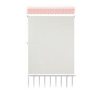 Relaxdays Vertical Awning, 240 x 180 cm, Outdoor Roller Blind for Balcony, Patio & Garden, Weatherproof, Sun Protection Roller Blind, Beige