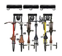 Relaxdays Wall bike rack with rail