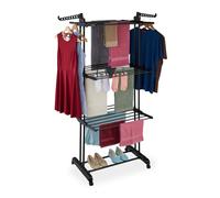 Relaxdays Vertical Clothes Airer on Wheels