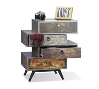 Relaxdays Vintage Dresser with 4 Drawers