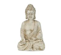 Relaxdays Vintage White Buddha Statue 17.5 cm