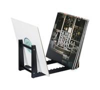 Relaxdays Vinyl Record Holder Black
