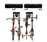 Relaxdays Wall bike rack with rail