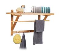 Relaxdays Wall Coat Rack With 4 Hooks