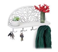 Relaxdays Wall Coat Rack with Shelf