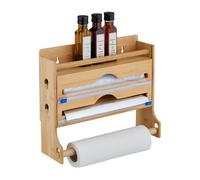 Relaxdays Wall Foil Dispenser Kitchen Roll Holder
