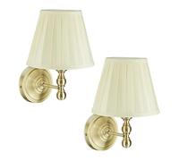 Relaxdays Set of 2 Vintage Style Wall Lights