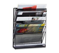 Relaxdays Wall Magazine Rack