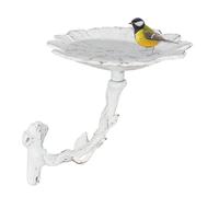 Relaxdays Wall Mountable Cast-Iron Bird Bath