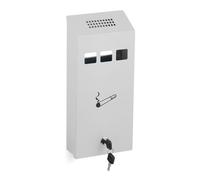 Relaxdays Wall-Mounted Ashtray in White