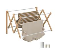 Relaxdays Wall-mounted extendable drying rack