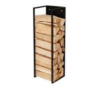 Relaxdays Wall-mounted firewood rack