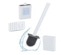 Relaxdays Wall-Mounted Flat Toilet Brush