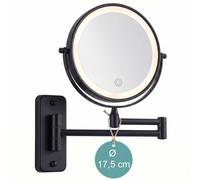 Relaxdays Wall-mounted LED cosmetic mirror