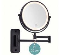 Relaxdays Wall-mounted LED cosmetic mirror