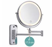 Relaxdays Wall-mounted LED cosmetic mirror