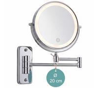 Relaxdays Wall-mounted LED cosmetic mirror