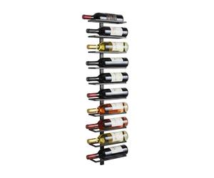 Relaxdays Wall-mounted wine rack 10 bottles