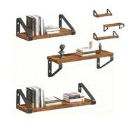 Relaxdays Wall shelves, 3 sizes