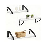 Relaxdays Wall shelves, 3 sizes