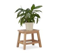 Relaxdays Walnut Step Stool