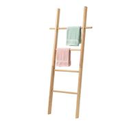 Relaxdays Walnut towel ladder 4 rungs