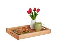 Relaxdays Walnut Wood Serving Tray