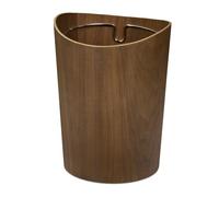 Relaxdays Waste Paper Bin Wood Effect 9L