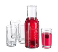 Relaxdays Water Carafe with Glasses