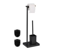 Relaxdays WC Set with 2 Replacement Brush Heads