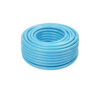 Relaxdays Weatherproof garden hose, light blue