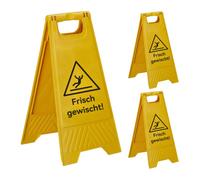 Relaxdays Wet Floor Sign Set of 3