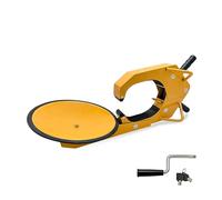 Relaxdays Wheel Clamp for Cars, Trailers, Motorhomes - Parking Lock, 15 Inch, Yellow, 43x77x30.5 cm