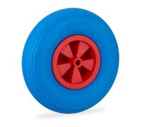 Relaxdays Wheelbarrow Wheel 3.50-6 in Blue/Red