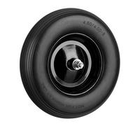 Relaxdays Wheelbarrow wheel, solid rubber, 4.00-8