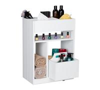 Relaxdays Wheeled Kitchen Storage Cabinet
