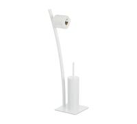 Relaxdays White Bathroom Accessory Set