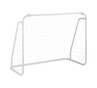 Relaxdays White Football Goal with Steel Frame