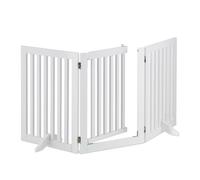 Relaxdays White safety gate with door 70 cm