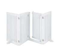 Safety gate Freestanding Pet Fence White MDF Material Safety Barrier Adjustable