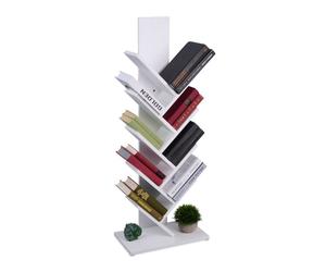 Relaxdays White Tree Bookshelf