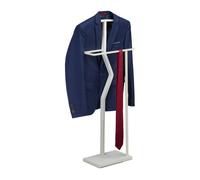 Relaxdays White Valet Suit Stand