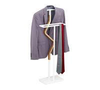Suit stand Clothes Hanger Wardrobe Rack Freestanding Valet Stand Suit Holder