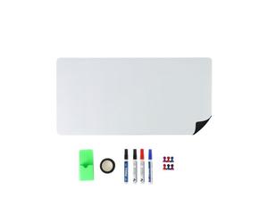 Relaxdays Whiteboard film with set