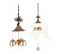 Relaxdays Wind Chimes in set of 2